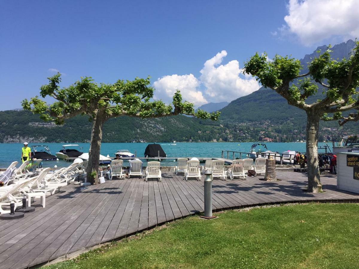 La Baie Des Voiles 3 Chambres 4 A 6 Personnes Au Bord Du Lac Plage Privee Duingt Εξωτερικό φωτογραφία
